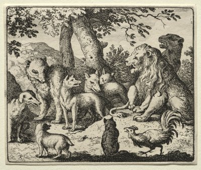 Reynard la Volpe: Reynard si scagiona da Allart van Everdingen
