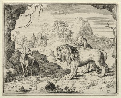 Reynard la Volpe: Reynard racconta del tesoro nascosto da Allart van Everdingen