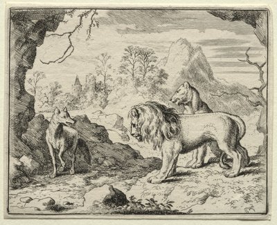 Reynard la volpe: Reynard racconta del tesoro nascosto da Allart van Everdingen