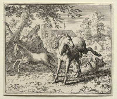 Reynard la Volpe: Reynard inganna il lupo da Allart van Everdingen
