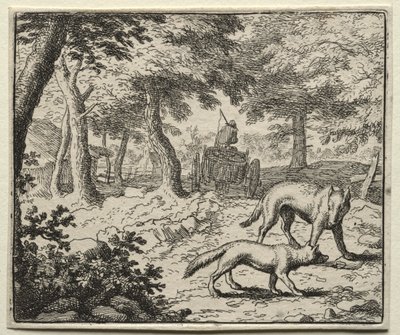 Reynard la Volpe: La difesa del tasso di Reynard da Allart van Everdingen