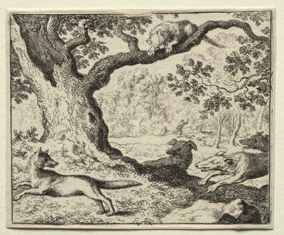 Reynard la Volpe: Il gatto sleale da Allart van Everdingen