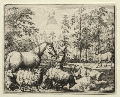 Reynard la Volpe: Il cavallo geloso da Allart van Everdingen