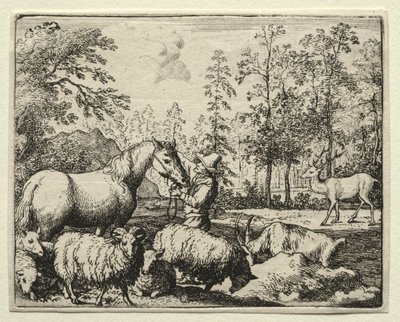 Reynard la Volpe: Il Cavallo Geloso da Allart van Everdingen