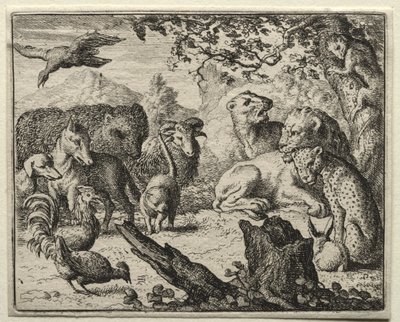 Reynard la volpe: La corte del leone da Allart van Everdingen