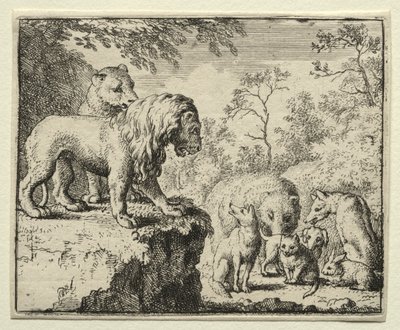 Reynard la Volpe: Il perdono di Reynard da Allart van Everdingen
