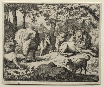 Reynard la volpe: La sospensione della sentenza da Allart van Everdingen