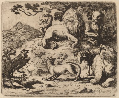 I Nemici di Reynard sono Sgomenti da Allart van Everdingen