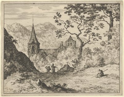 La chiesa nella valle, XVII secolo da Allart van Everdingen