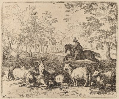 Il cavallo costretto a inseguire il cervo, probabilmente c. 1645-1656 da Allart van Everdingen