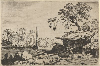 La Capanna Rovinosa, XVII secolo da Allart van Everdingen