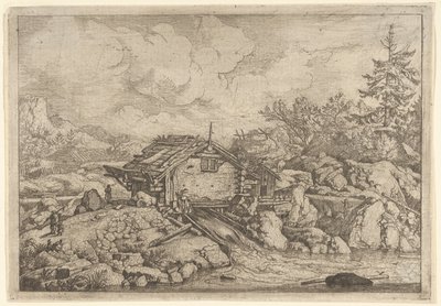 Il Mulino ad acqua, XVII secolo da Allart van Everdingen