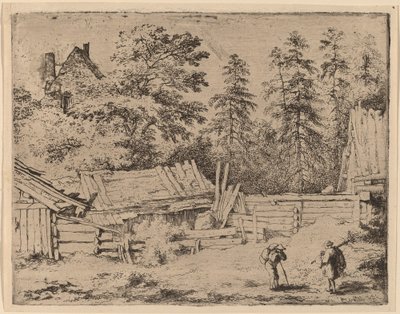 Tre cottage da Allart van Everdingen