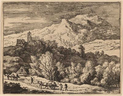 Due carri, probabilmente c. 1645-1656 da Allart van Everdingen