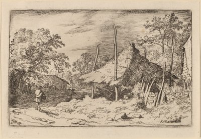 Ruota sotto il fienile, probabilmente c. 1645-1656 da Allart van Everdingen