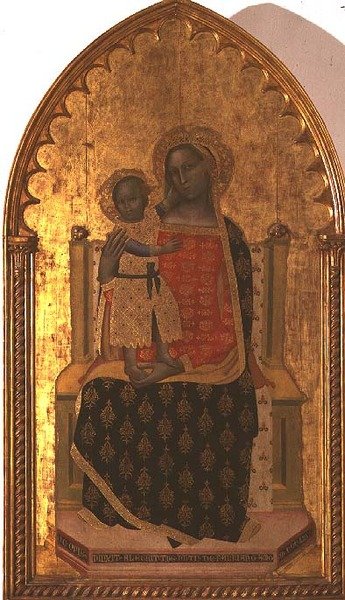 Madonna col Bambino in trono da Allegretto Nuzi