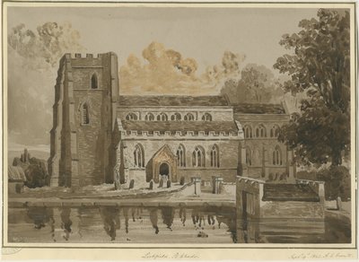 Lichfield - Chiesa di St. Chad: disegno a seppia rossa, 9 settembre 1842 da Allen Edward Everitt