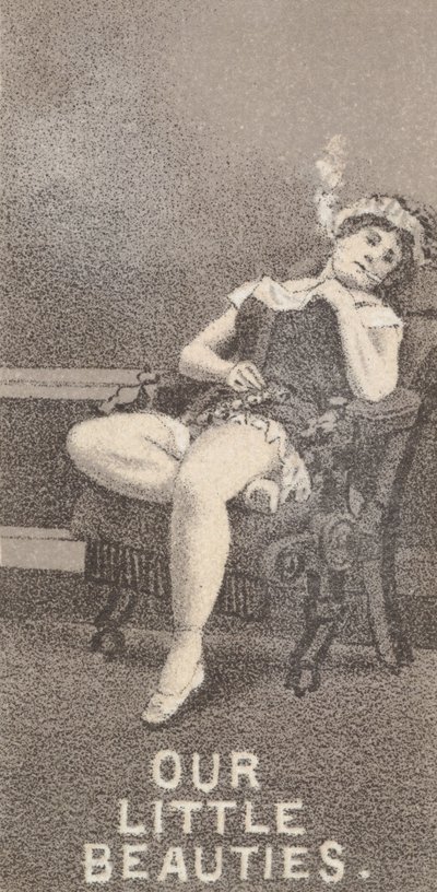 Dalla serie Actresses N57 promuovendo Our Little Beauties Cigarettes per Allen & Ginter, 1890 da Allen and Ginter