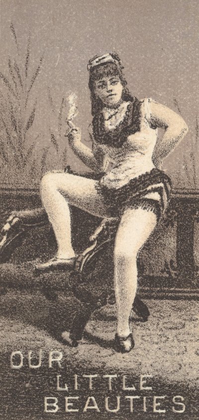 Dalla serie Actresses N57 promuovendo Our Little Beauties Cigarettes per Allen & Ginte..., 1890 da Allen and Ginter