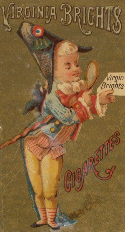 Dalla serie Ragazze e Bambini N64 promuovendo Virginia Brights Cigarettes per Allen &..., 1886 da Allen and Ginter