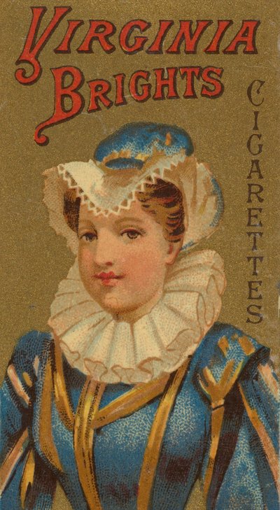 Dalla serie Ragazze e Bambini N64 promuovendo le sigarette Virginia Brights per Allen &... da Allen and Ginter