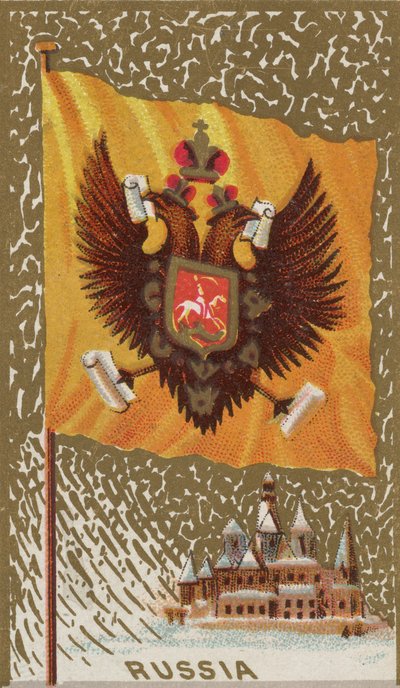 Russia, da Flags of All Nations, Serie 1 N9 per Allen & Ginter Cigarettes Brands da Allen and Ginter