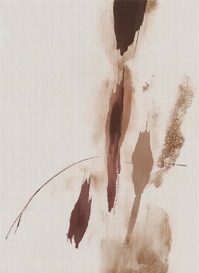 Pennellate astratte dai toni terrosi da Alma