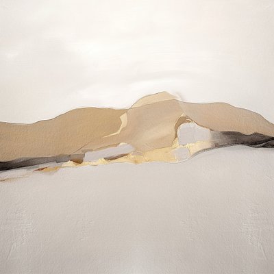 Paesaggio astratto dorato da Alma