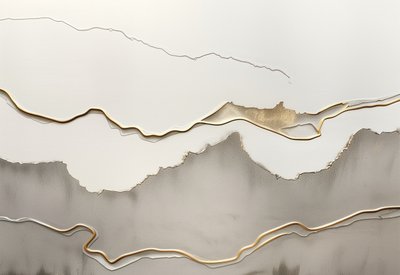 Paesaggio dorato a strati da Alma