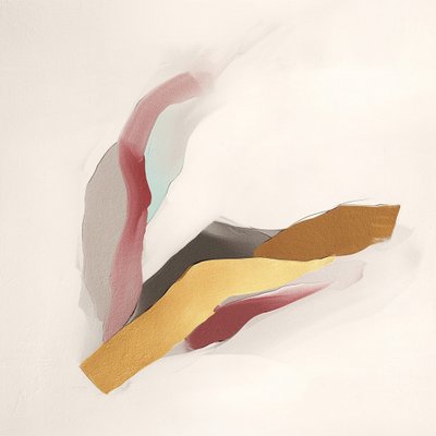 Astratto moderno e fluido in oro da Alma