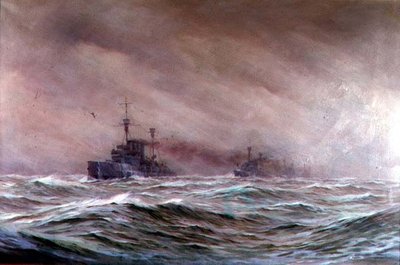 Secondo Squadrone Incrociatori, Mare del Nord 1914-16 da Alma Claude Burlton Cull