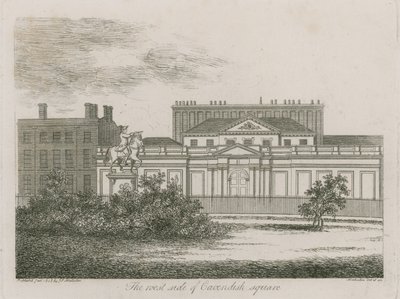 Il lato ovest di Cavendish Square, Londra da Alois Schonn