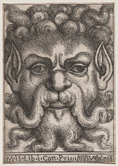 Maschere Grottesche: Maschera 13, Libro I da Aloisio Giovannoli