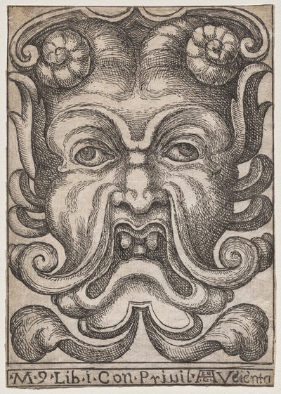 Maschere Grottesche: Maschera 9, Libro I da Aloisio Giovannoli