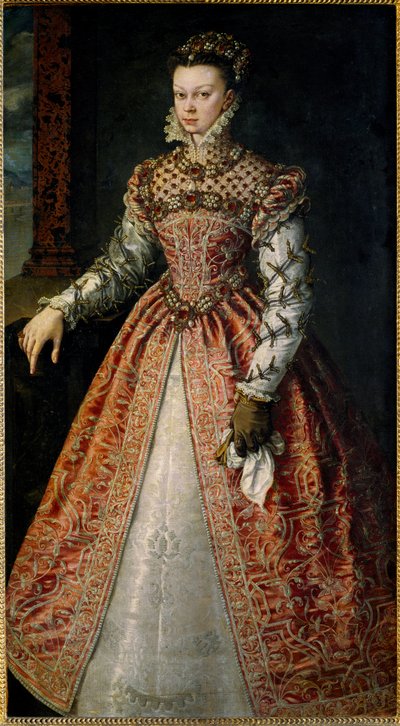 Ritratto di Elisabetta di Francia (o Isabella di Valois) da Alonso Sánchez Coello