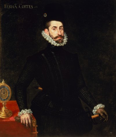 Ritratto di Hernan Cortes da Alonso Sánchez Coello