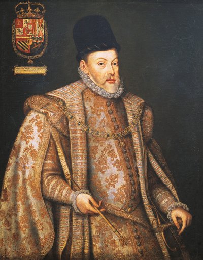 Ritratto di Filippo II di Spagna da Alonso Sánchez Coello