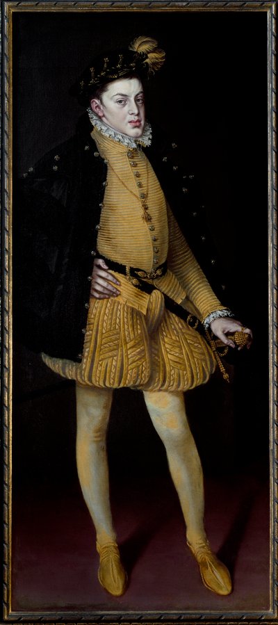 Ritratto del principe Don Carlos da Alonso Sánchez Coello