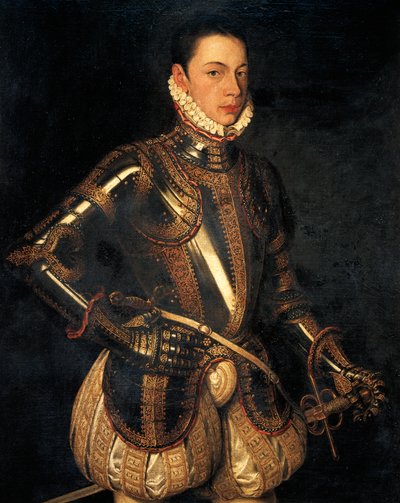 Ritratto di Alessandro Farnese da Alonso Sánchez Coello