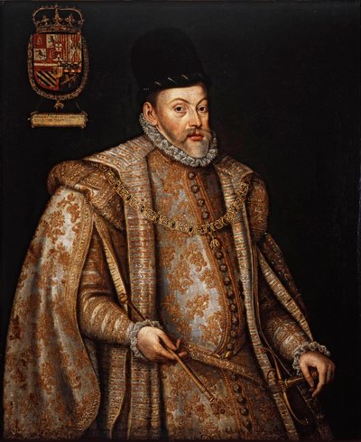 Ritratto di Filippo II, Re di Spagna e Portogallo da Alonso Sánchez Coello