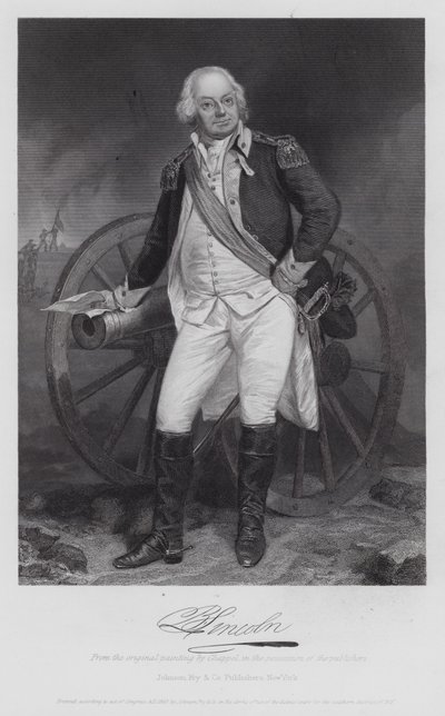 Benjamin Lincoln (incisione) da Alonzo (after) Chappel