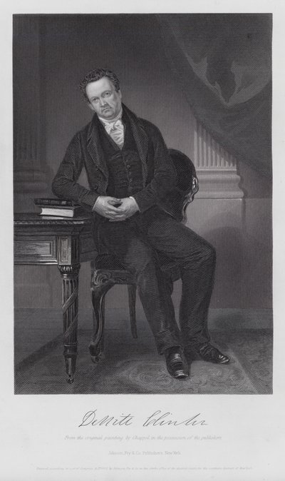 De Witt Clinton (incisione) da Alonzo (after) Chappel
