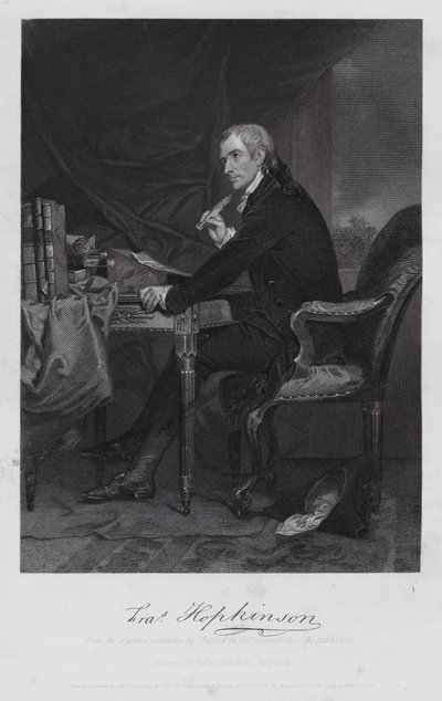 Francis Hopkinson (incisione) da Alonzo (after) Chappel