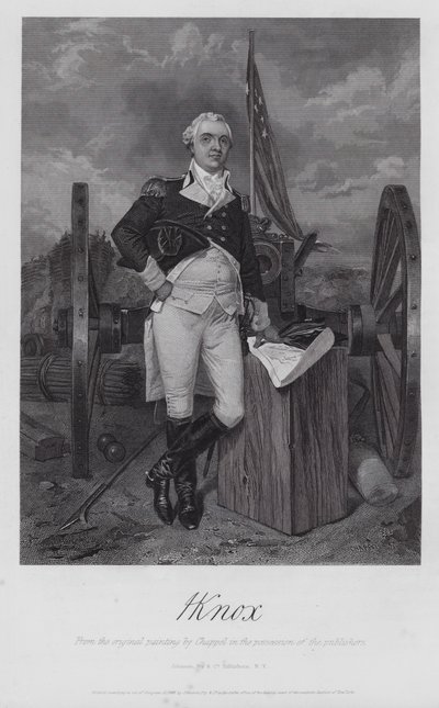 Henry Knox (incisione) da Alonzo (after) Chappel