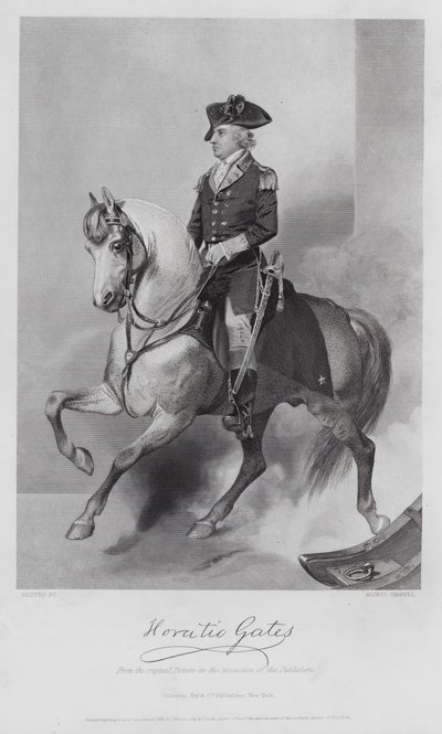 Horatio Gates (incisione) da Alonzo (after) Chappel