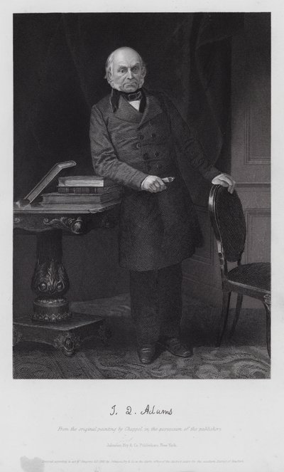 John Quincy Adams da Alonzo (after) Chappel