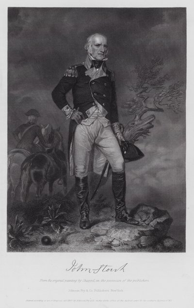 John Stark (incisione) da Alonzo (after) Chappel