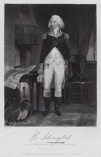 Philip Schuyler (incisione) da Alonzo (after) Chappel