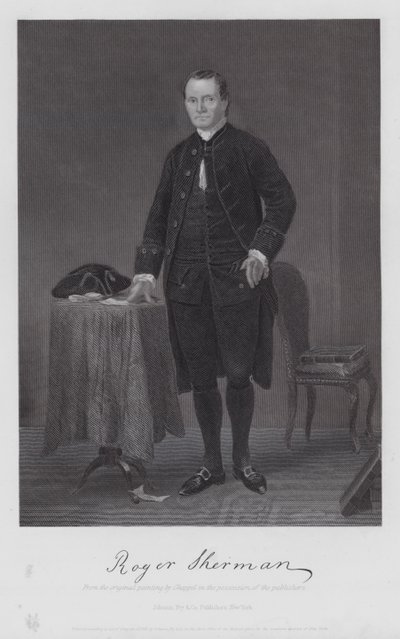 Roger Sherman (incisione) da Alonzo (after) Chappel