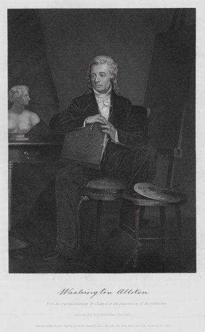 Washington Allston (incisione) da Alonzo (after) Chappel